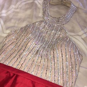Red prom dress